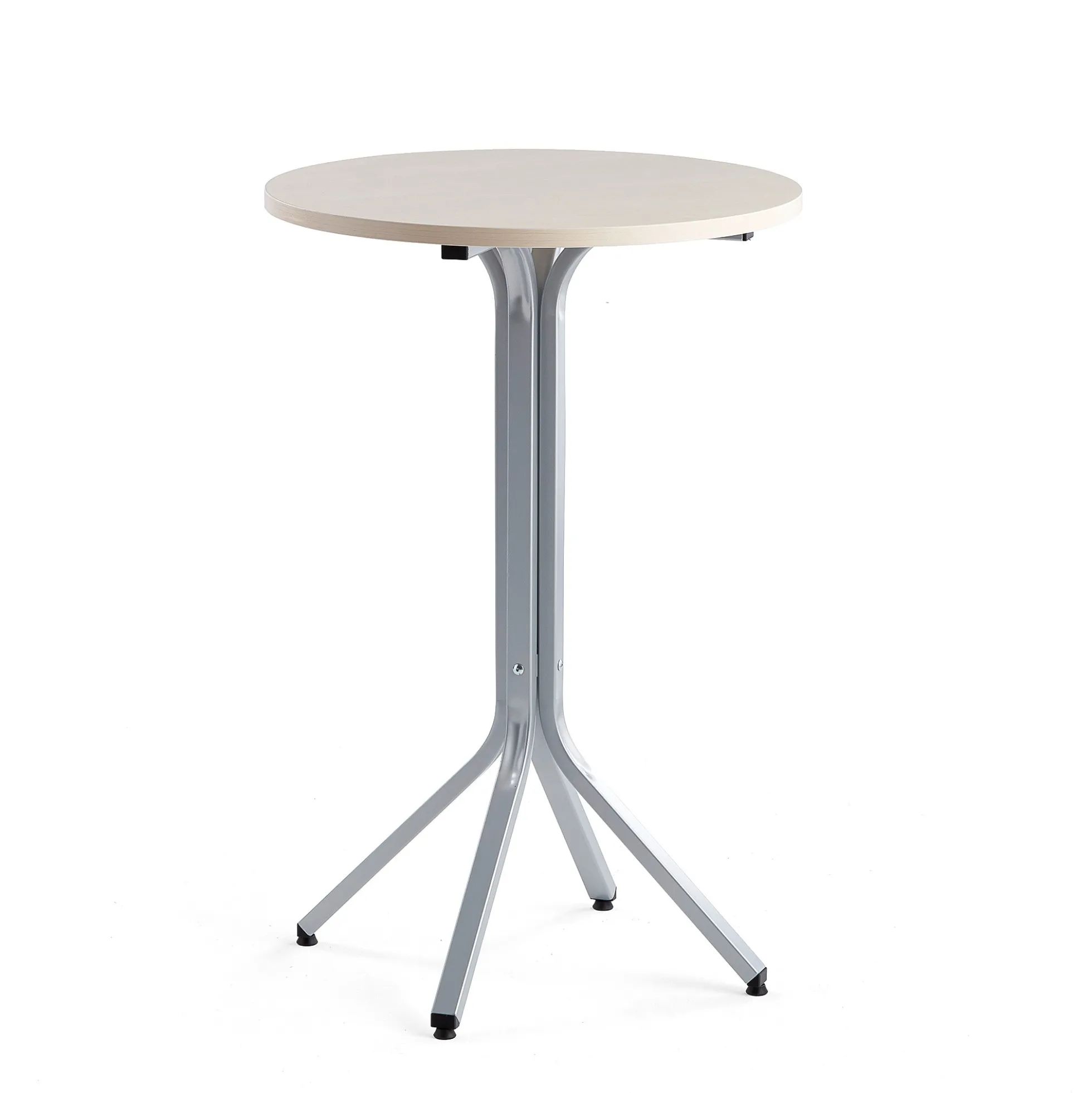 Baaripöytä VARIOUS Ø700x1050 mm, hopeanharmaa, koivu