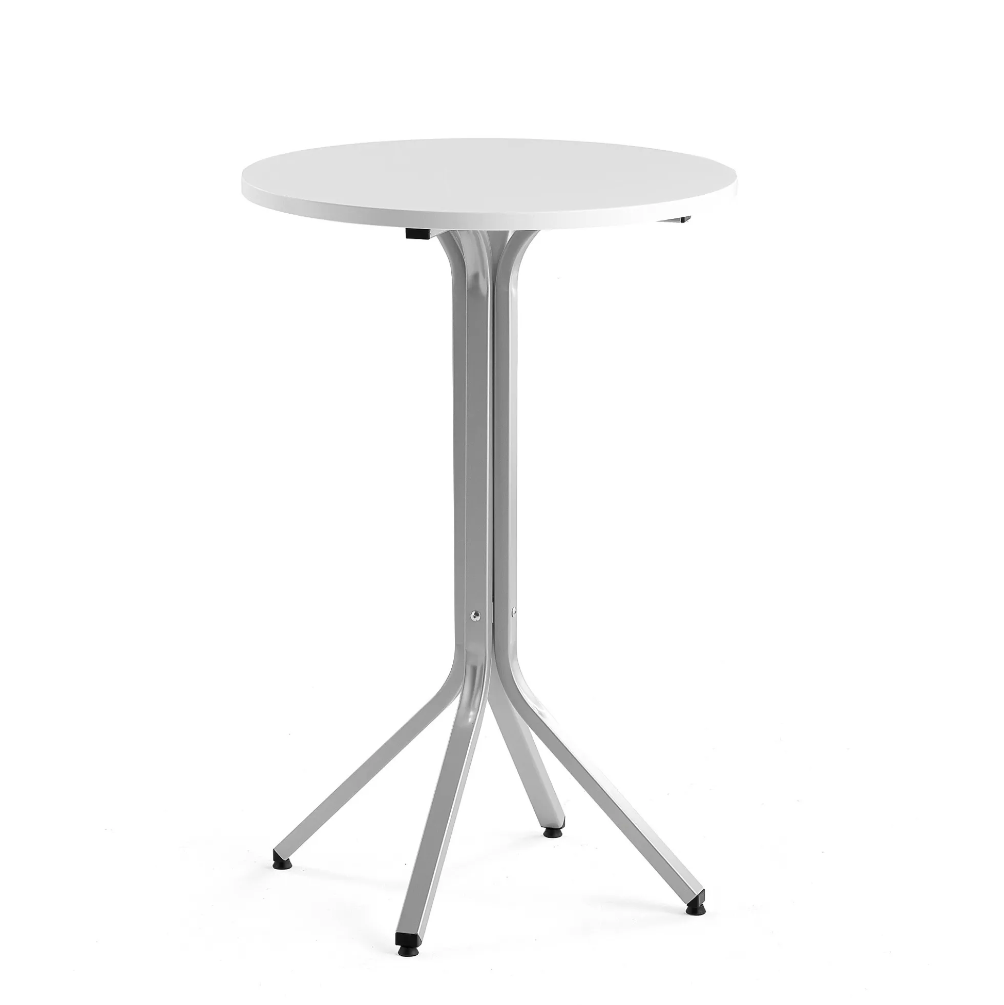 Baaripöytä VARIOUS Ø700x1050 mm, hopeanharmaa, valkoinen