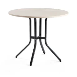 Baaripöytä VARIOUS Ø1100x900 mm, musta, koivu