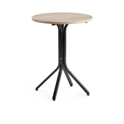 Baaripöytä VARIOUS Ø700x900 mm, musta, tammi