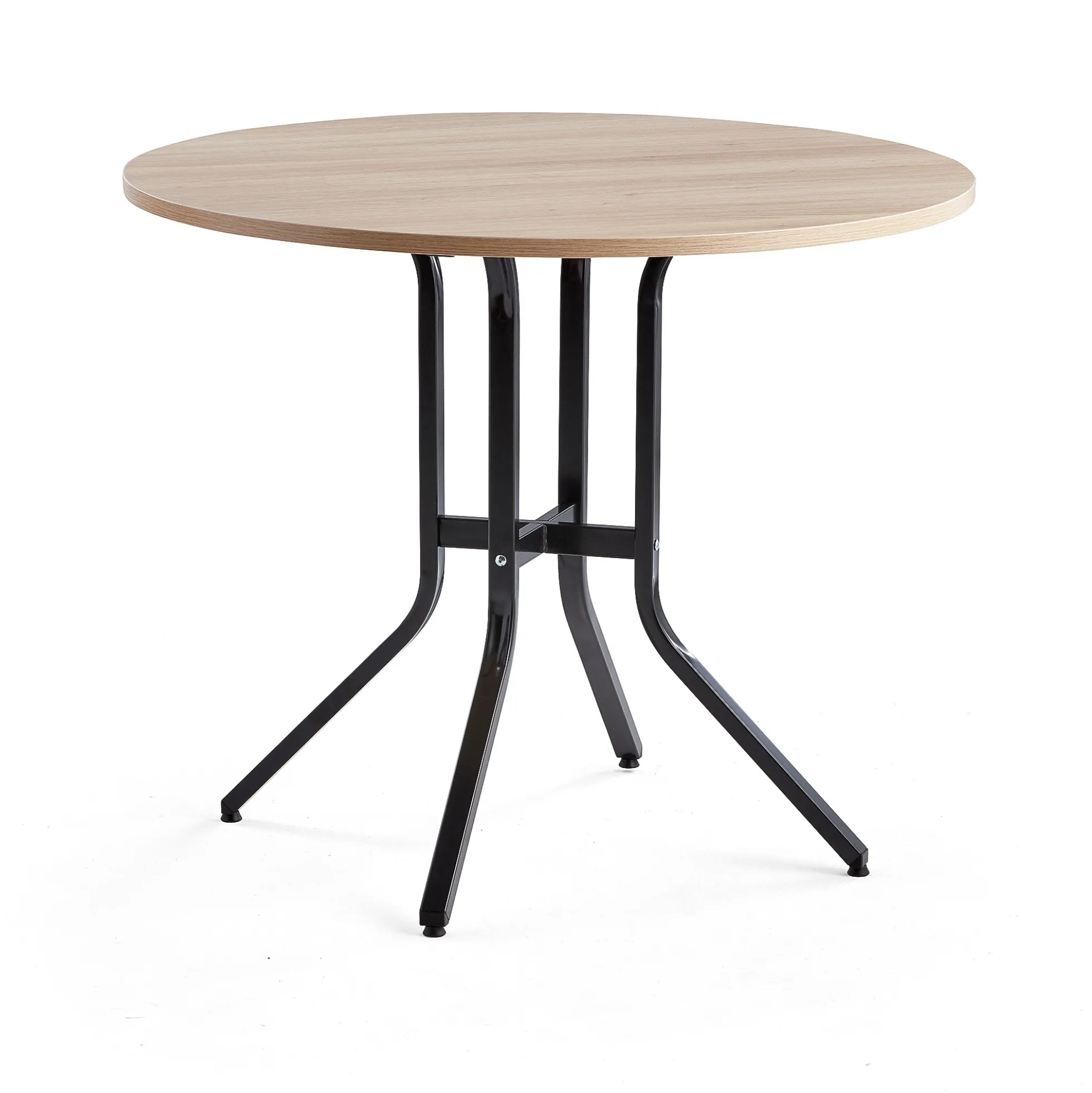 Baaripöytä VARIOUS Ø1100x900 mm, musta, tammi