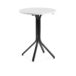 Baaripöytä VARIOUS Ø700x900 mm, musta, valkoinen