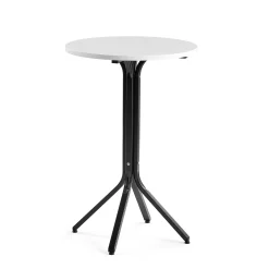Baaripöytä VARIOUS Ø700x1050 mm, musta, valkoinen