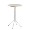 Baaripöytä VARIOUS Ø700x1050 mm, valkoinen, koivu