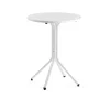 Baaripöytä VARIOUS Ø700x900 mm, valkoinen, valkoinen