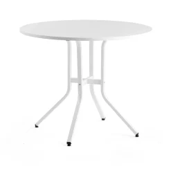 Baaripöytä VARIOUS Ø1100x900 mm, valkoinen, valkoinen
