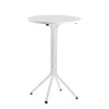 Baaripöytä VARIOUS Ø700x1050 mm, valkoinen, valkoinen