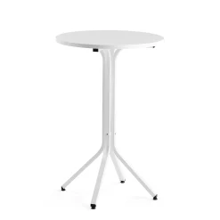 Baaripöytä VARIOUS Ø700x1050 mm, valkoinen, valkoinen