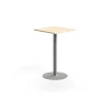 Baaripöytä VERTICUS 700x700x1100 mm, koivu/hopea