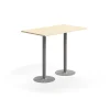 Baaripöytä VERTICUS 1400x800x1100 mm, koivu/hopea