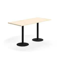 Baaripöytä VERTICUS 1800x800x900 mm, koivu/musta