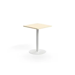 Baaripöytä VERTICUS 700x700x900 mm, koivu/valkoinen
