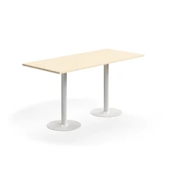 Baaripöytä VERTICUS 1800x800x900 mm, koivu/valkoinen