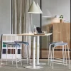 Baaripöytä VERTICUS 1400x800x900 mm, koivu/valkoinen