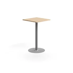 Baaripöytä VERTICUS 700x700x1100 mm, tammi/hopea