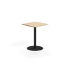 Baaripöytä VERTICUS 700x700x900 mm, tammi/musta