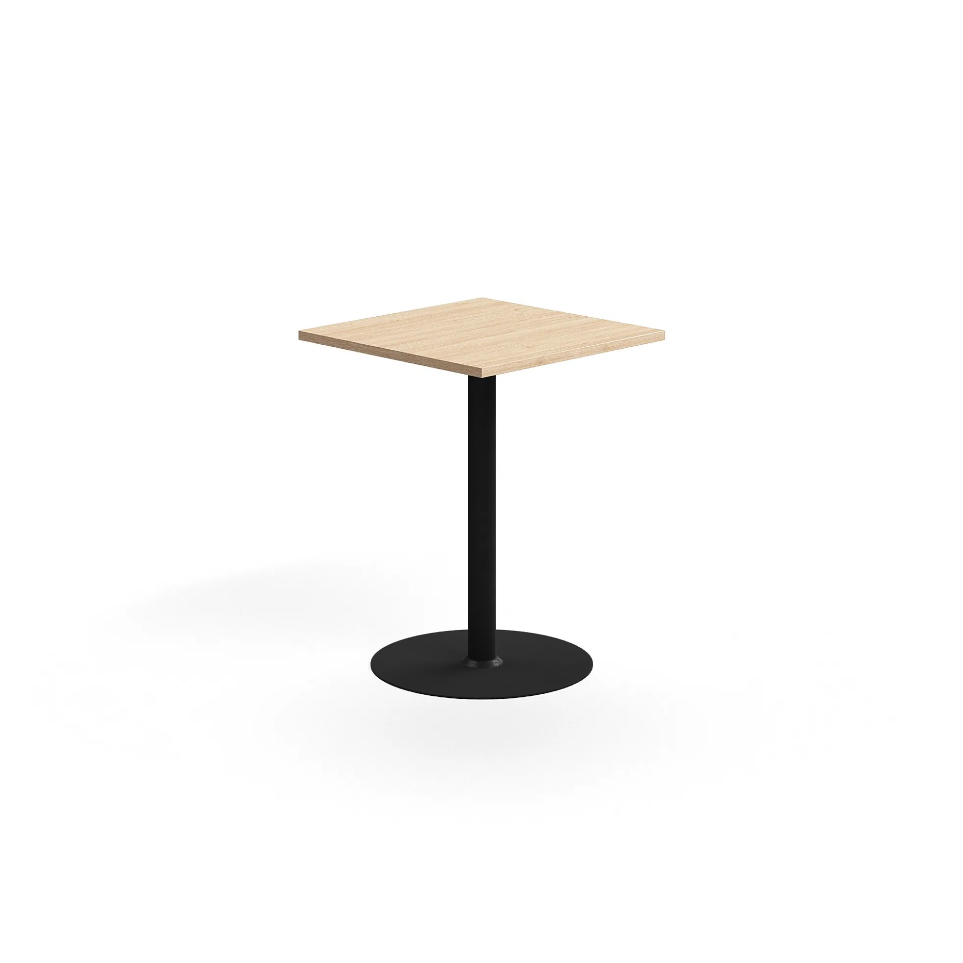 Baaripöytä VERTICUS 700x700x900 mm, tammi/musta