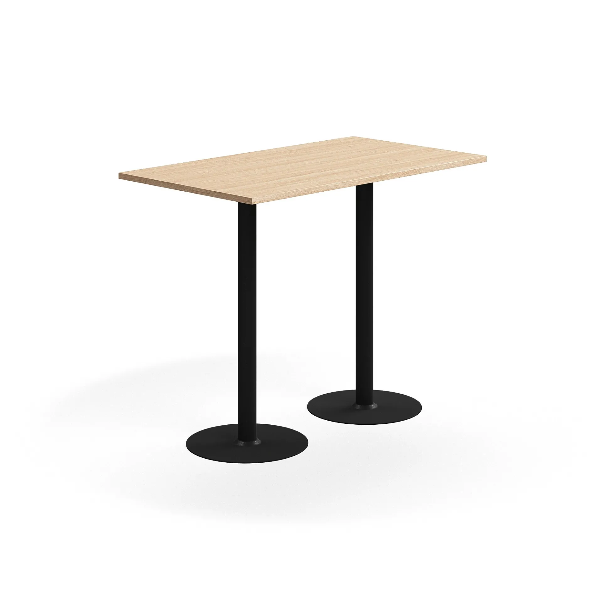 Baaripöytä VERTICUS 1400x800x1100 mm, tammi/musta