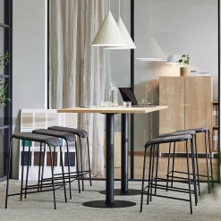 Baaripöytä VERTICUS 1800x800x900 mm, tammi/musta