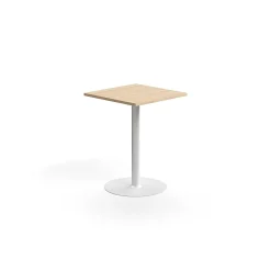 Baaripöytä VERTICUS 700x700x900 mm, tammi/valkoinen