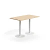Baaripöytä VERTICUS 1400x800x900 mm, tammi/valkoinen