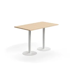 Baaripöytä VERTICUS 1400x800x900 mm, tammi/valkoinen