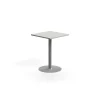 Baaripöytä VERTICUS 700x700x900 mm, vaaleanharmaa/hopea