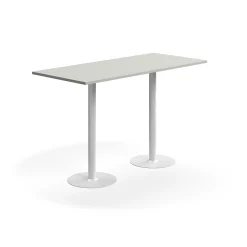 Baaripöytä VERTICUS 1800x800x1100 mm, vaaleanharmaa/valkoinen