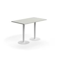 Baaripöytä VERTICUS 1400x800x900 mm, vaaleanharmaa/valkoinen