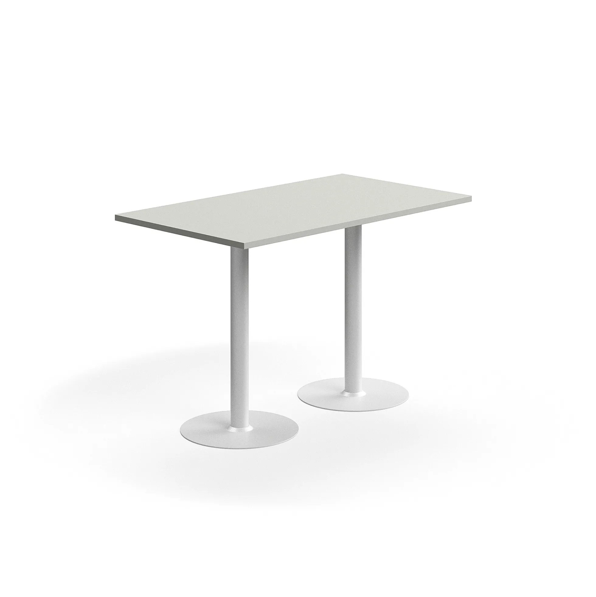 Baaripöytä VERTICUS 1400x800x900 mm, vaaleanharmaa/valkoinen