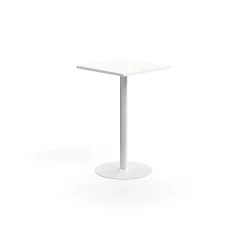 Baaripöytä VERTICUS 700x700x1100 mm, valkoinen