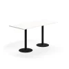 Baaripöytä VERTICUS 1800x800x900 mm, valkoinen/musta