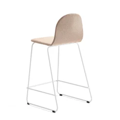 Baarituoli GANDER O-malli, istuimen korkeus: 630 mm, kangas, beige