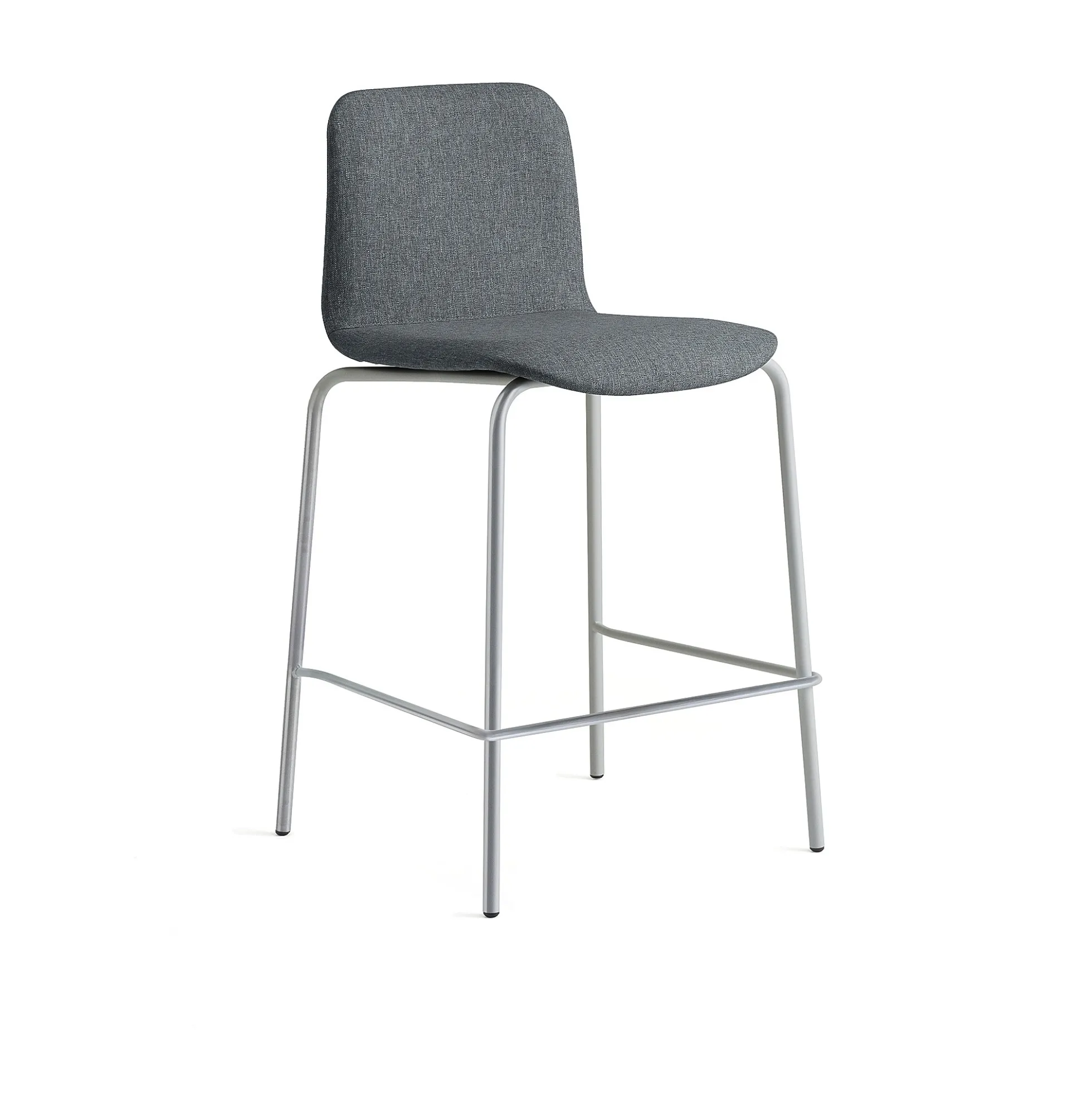 Baarituoli LABELL Istuinkorkeus 650 mm, hopea/antrasiitti