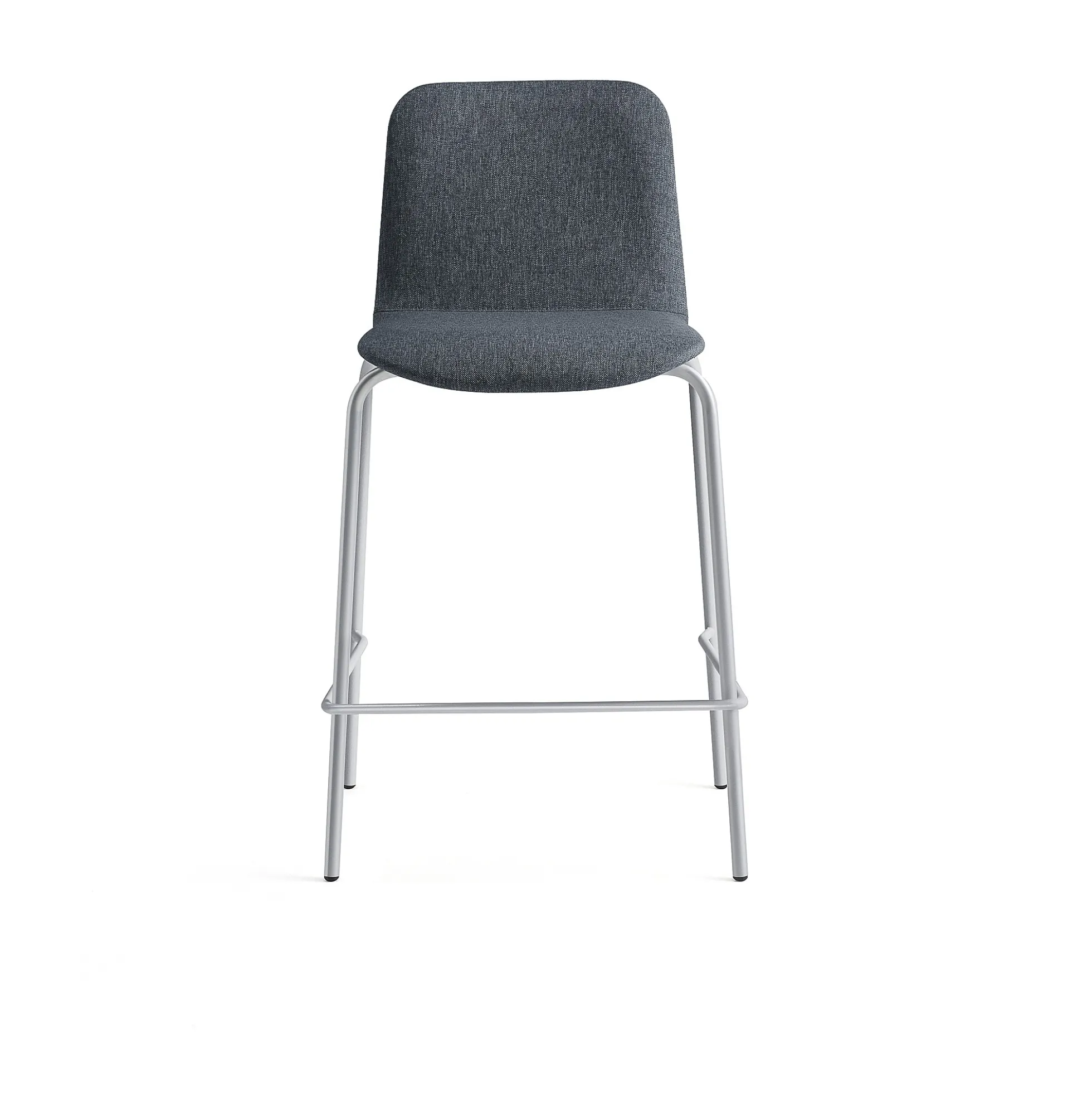 Baarituoli LABELL Istuinkorkeus 650 mm, hopea/antrasiitti