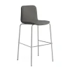 Baarituoli LABELL Istuinkorkeus 765 mm, hopea/ruskea