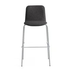 Baarituoli LABELL Istuinkorkeus 765 mm, hopea/ruskea