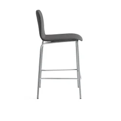 Baarituoli LABELL Istuinkorkeus 650 mm, hopea/ruskea