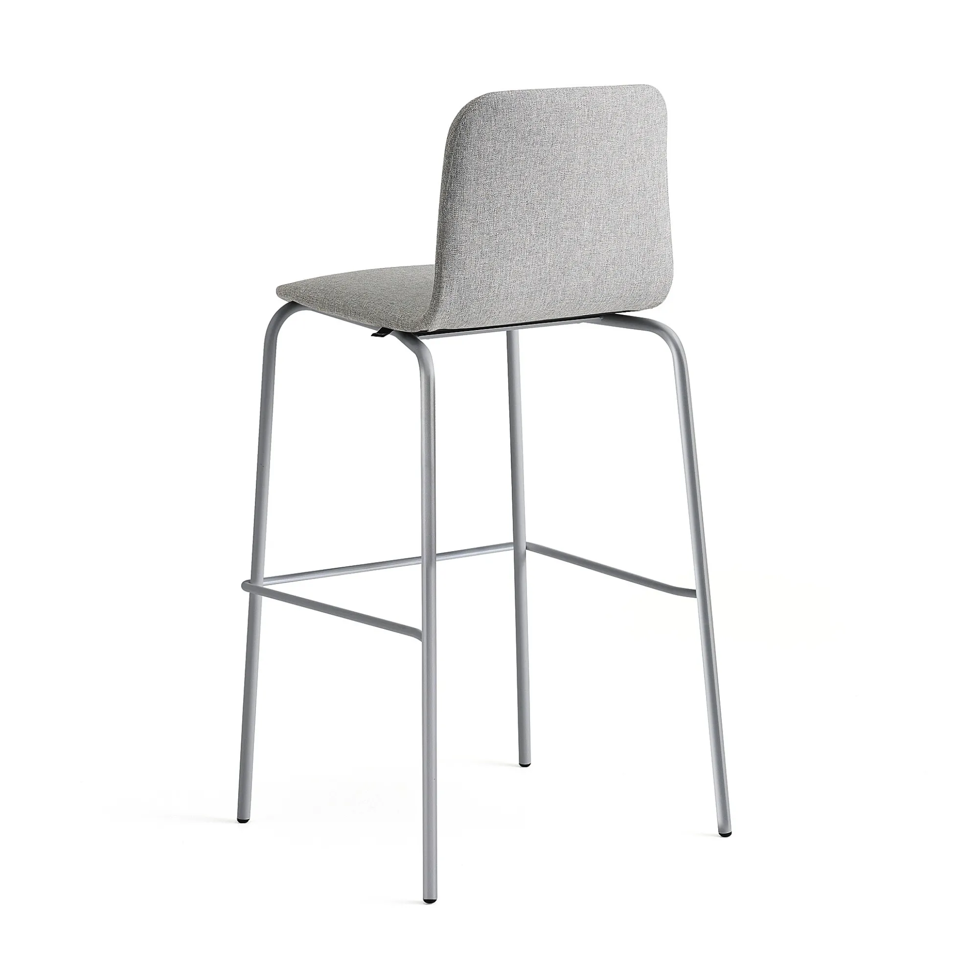 Baarituoli LABELL Istuinkorkeus 765 mm, hopea/vaaleanharmaa