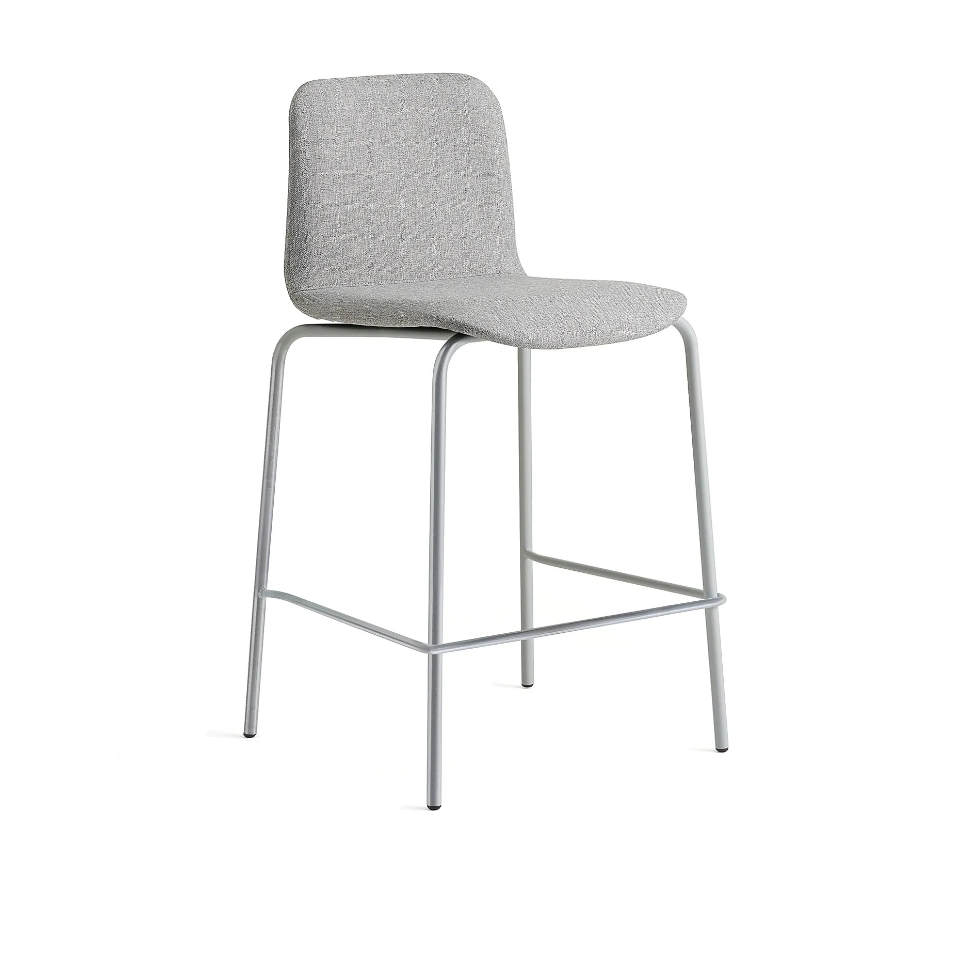 Baarituoli LABELL Istuinkorkeus 650 mm, hopea/vaaleanharmaa