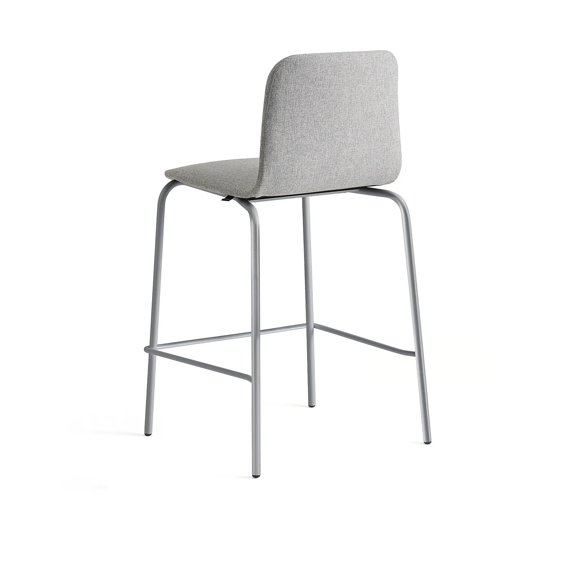 Baarituoli LABELL Istuinkorkeus 650 mm, hopea/vaaleanharmaa