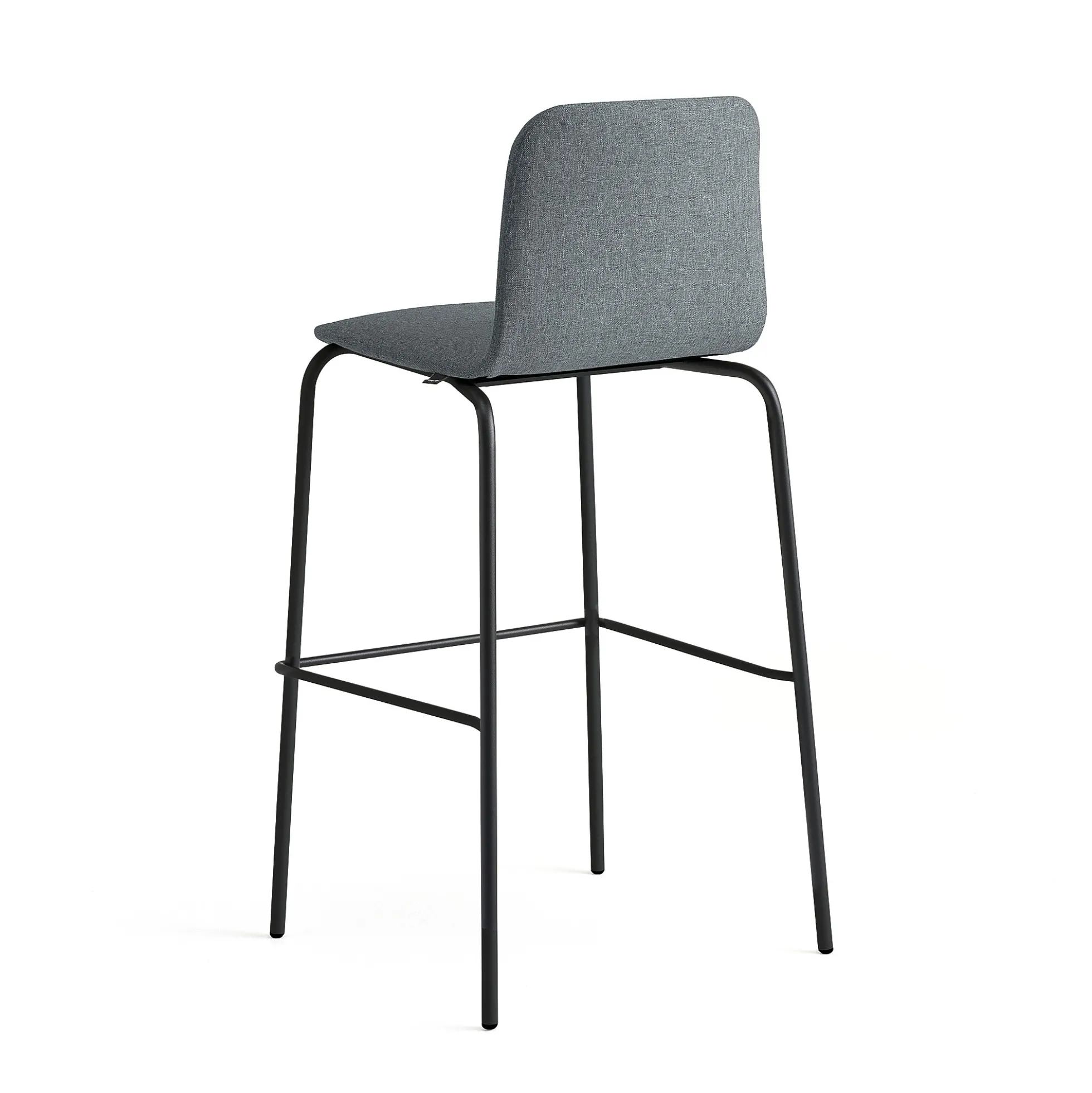 Baarituoli LABELL Istuinkorkeus 765 mm, musta/antrasiitti