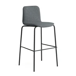 Baarituoli LABELL Istuinkorkeus 765 mm, musta/antrasiitti