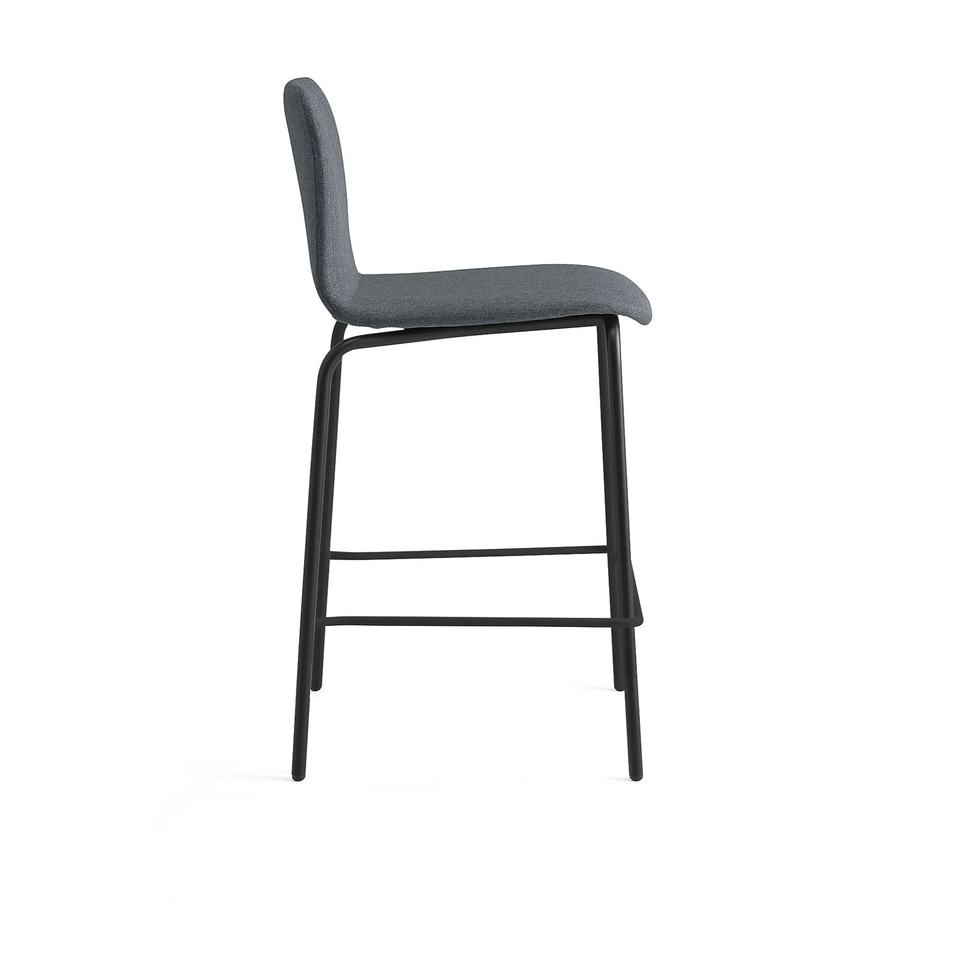 Baarituoli LABELL Istuinkorkeus 650 mm, musta/antrasiitti