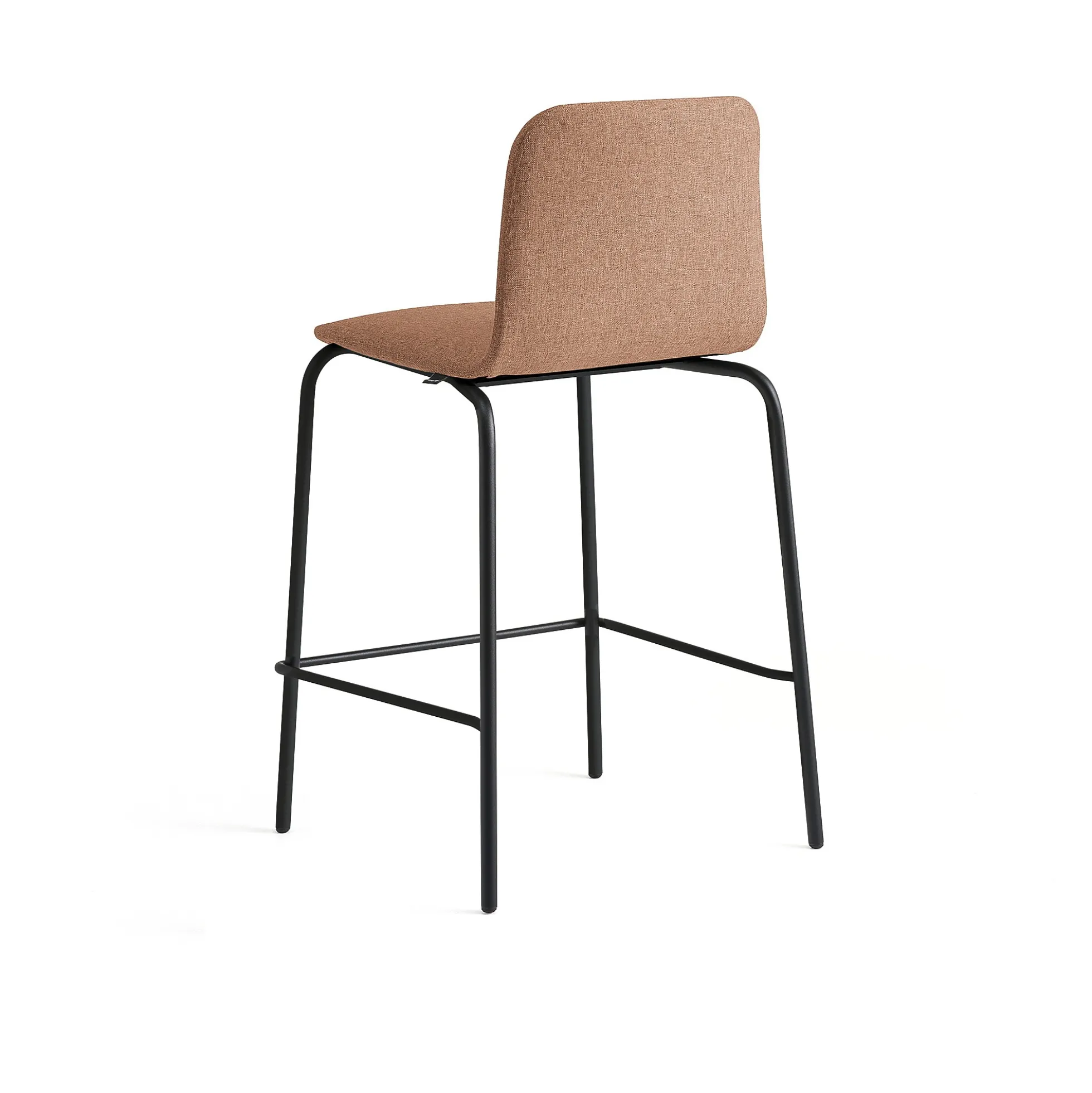 Baarituoli LABELL Istuinkorkeus 650 mm, musta/kupari