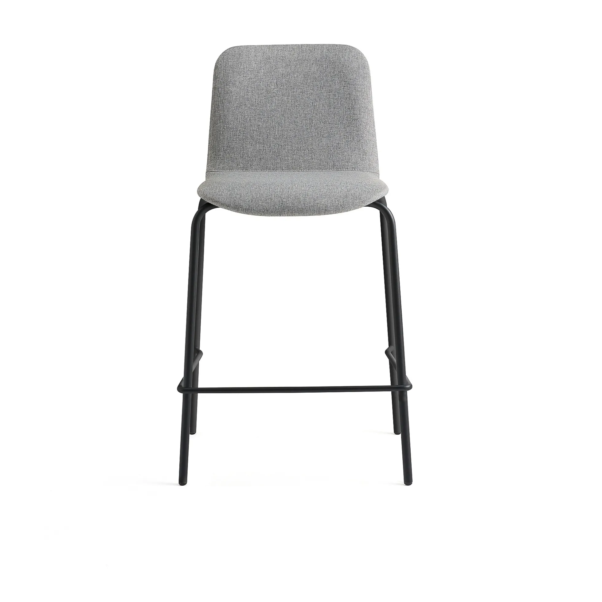 Baarituoli LABELL Istuinkorkeus 650 mm, musta/vaaleanharmaa