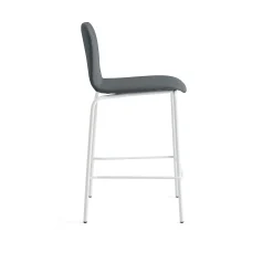 Baarituoli LABELL Istuinkorkeus 650 mm, valkoinen/antrasiitti