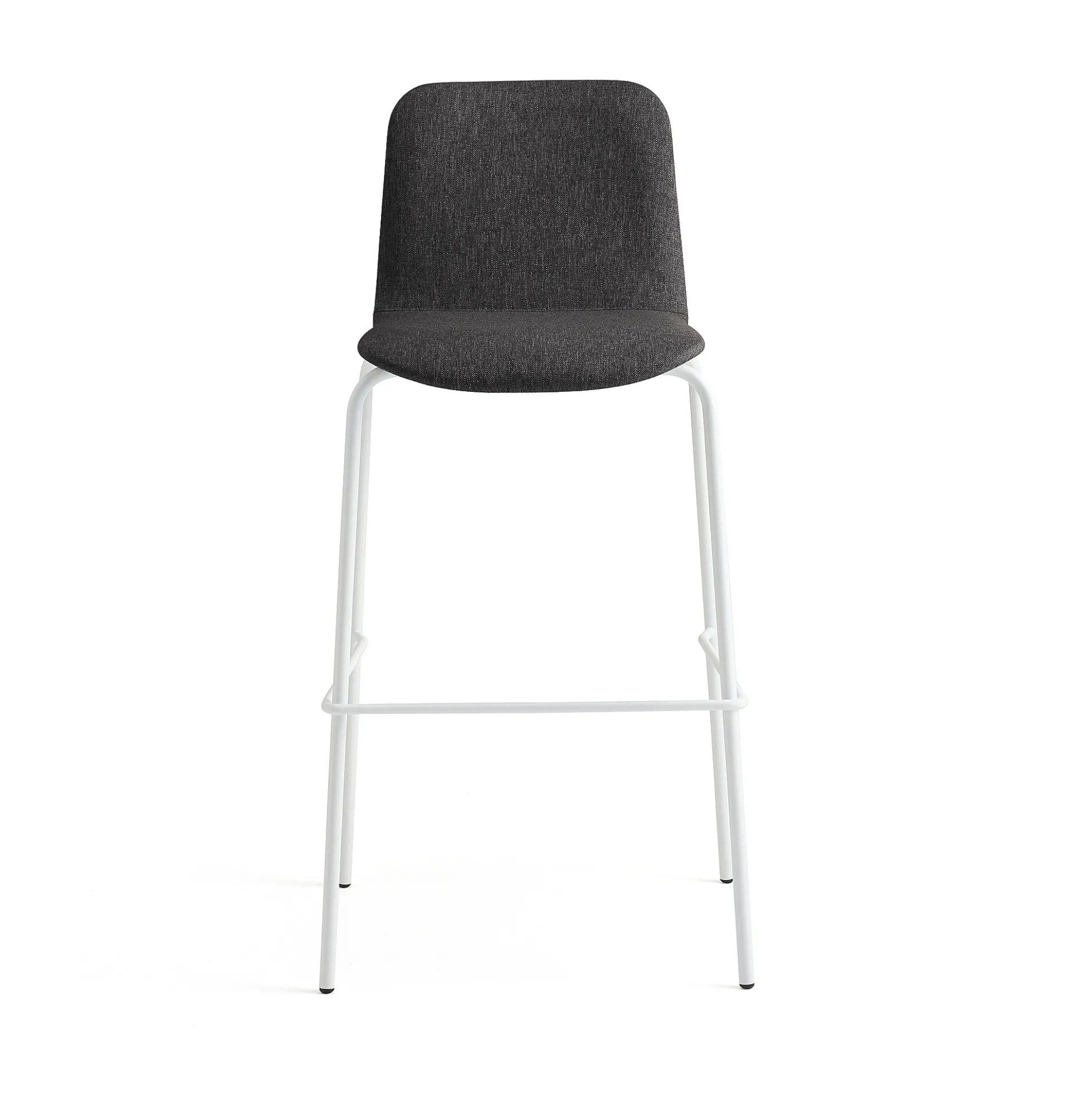 Baarituoli LABELL Istuinkorkeus 765 mm, valkoinen/ruskea