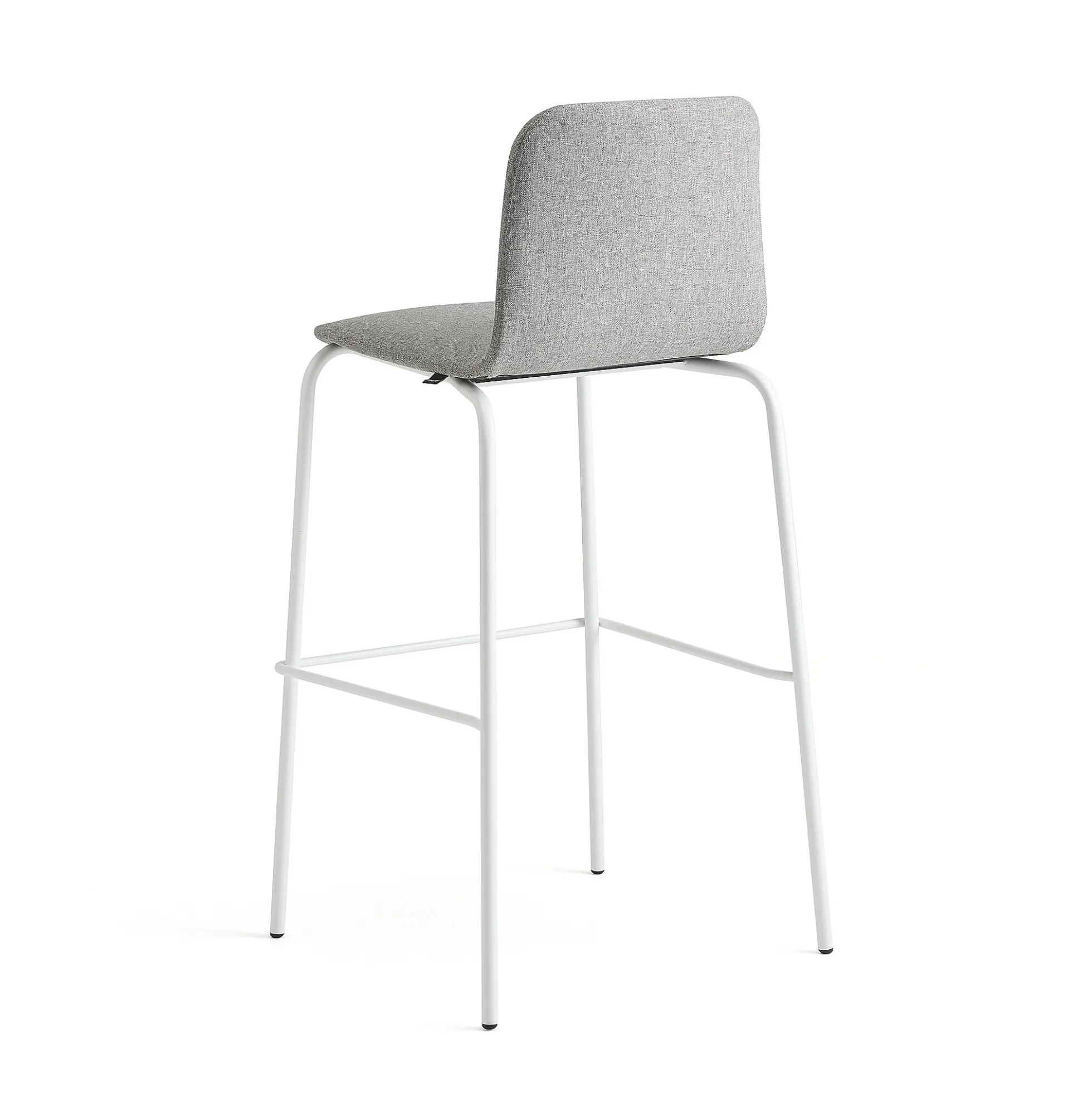 Baarituoli LABELL Istuinkorkeus 765 mm, valkoinen/vaaleanharmaa