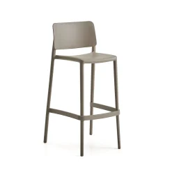 Baarituoli RIO Istuinkorkeus: 750 mm, taupe